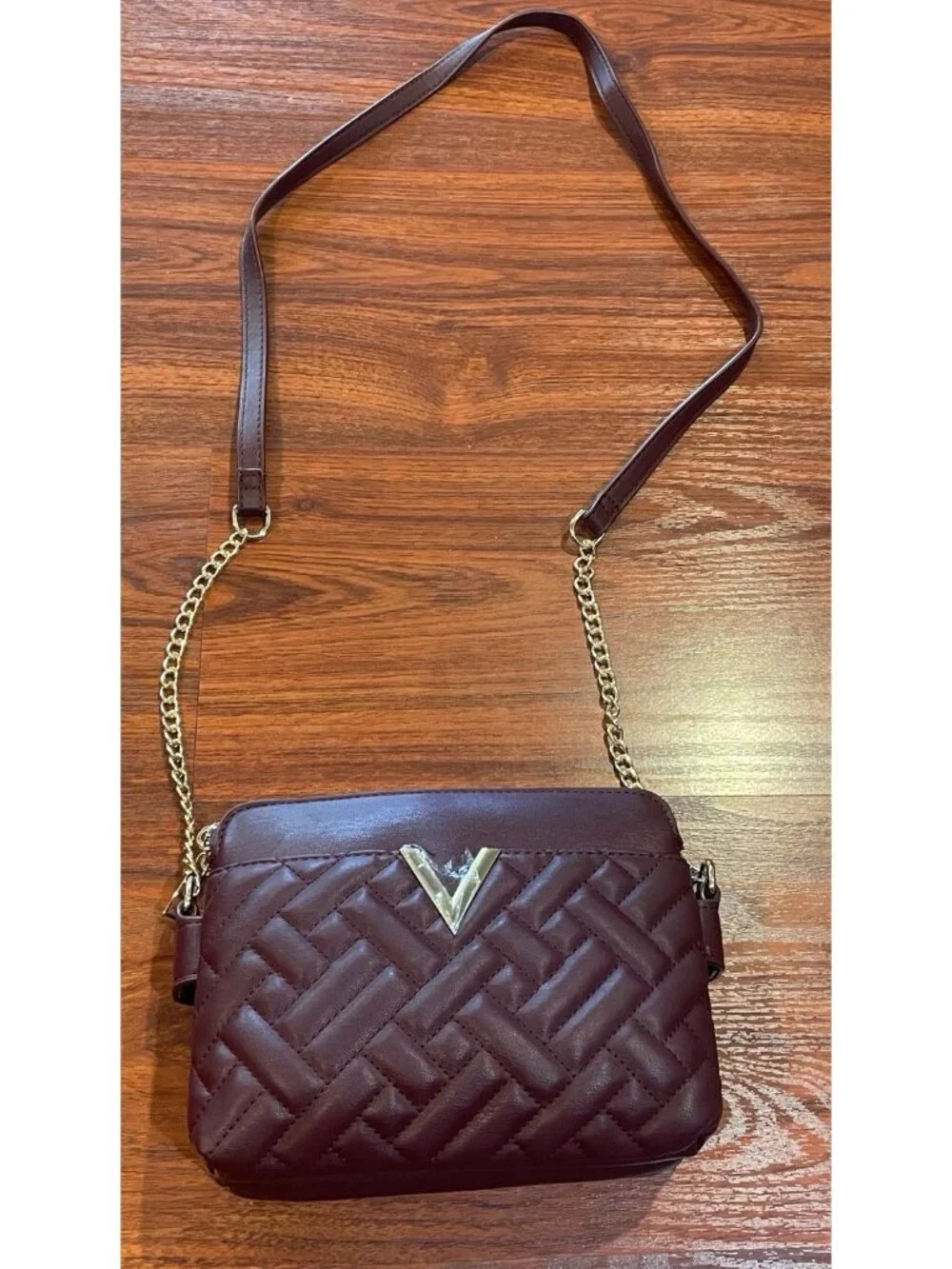 GROSSI BURGANDY WOMEN CROSSBODY BAG ZIP